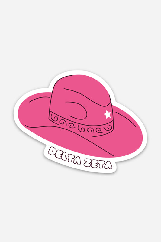 Sorority Sticker - Cowboy Hat Sticker