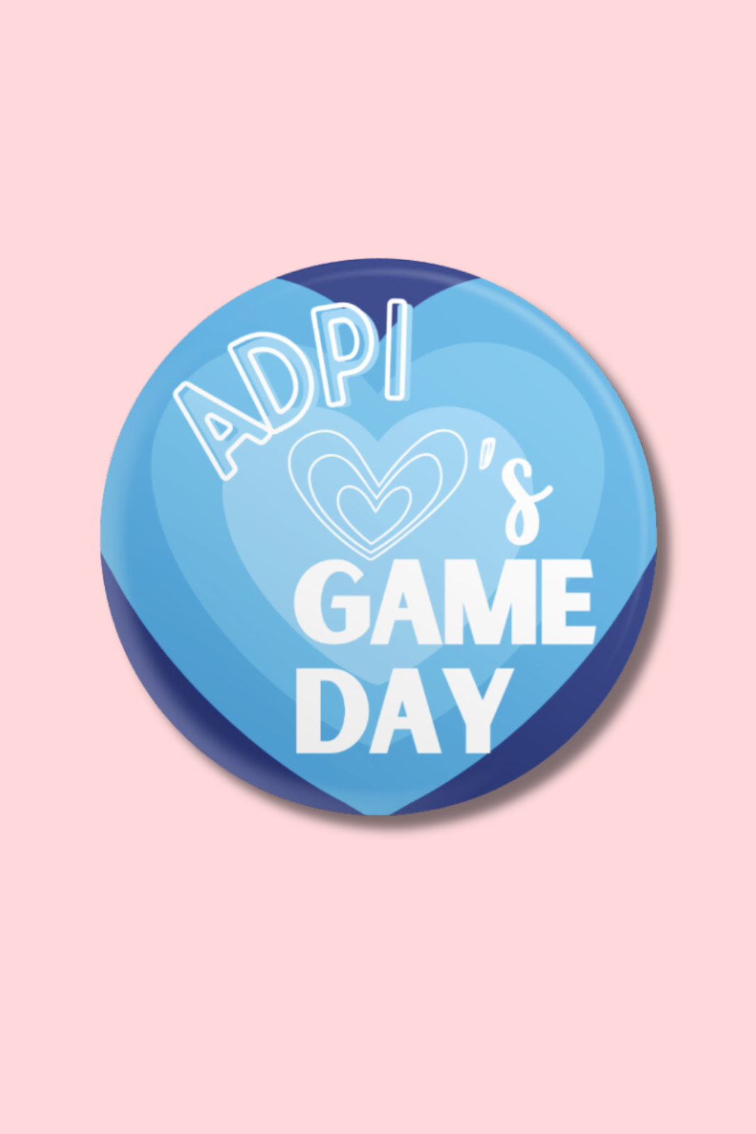 Game Day Button - Alpha Delta Pi