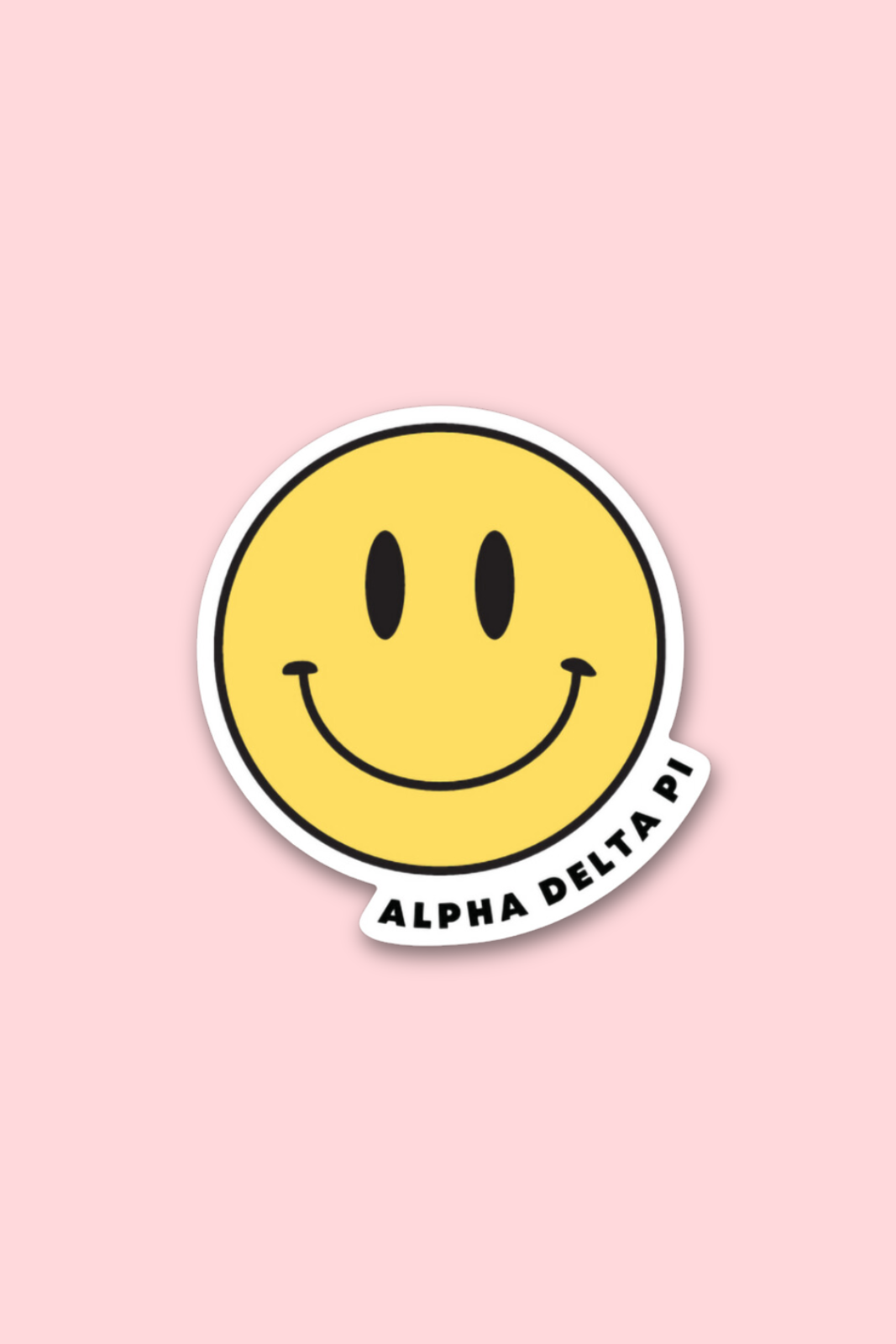 Smile Sticker - Alpha Delta Pi
