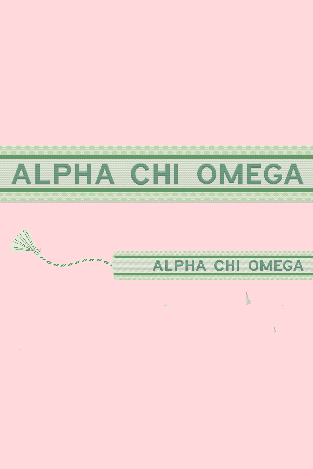 Embroidered Bracelet - Alpha Chi Omega