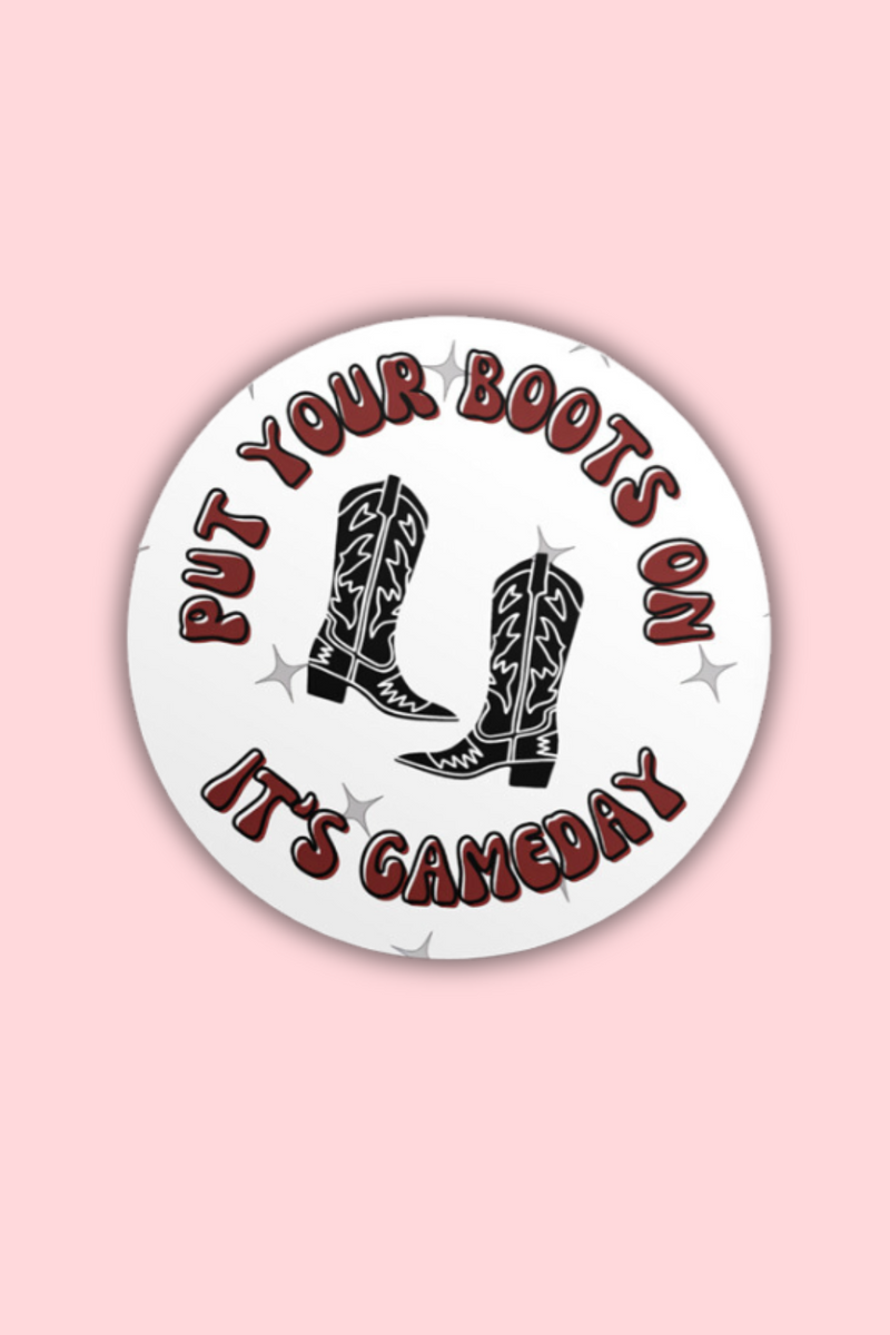 Gameday Button - Boots