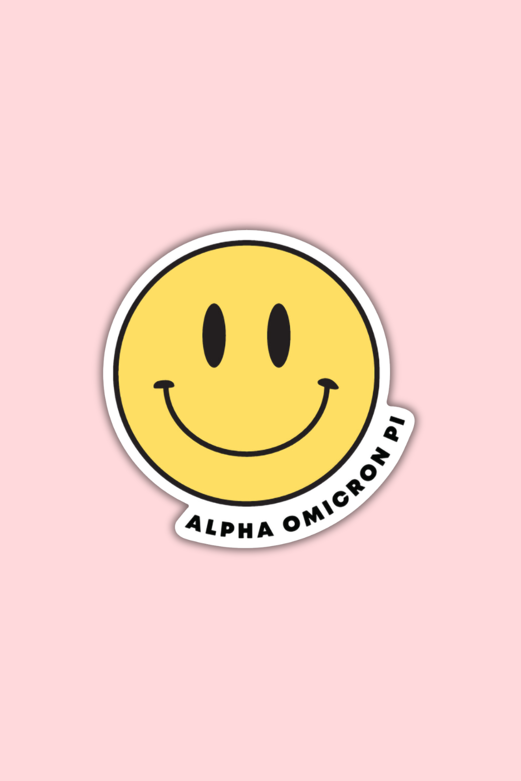 Smile Sticker - Alpha Omicron Pi