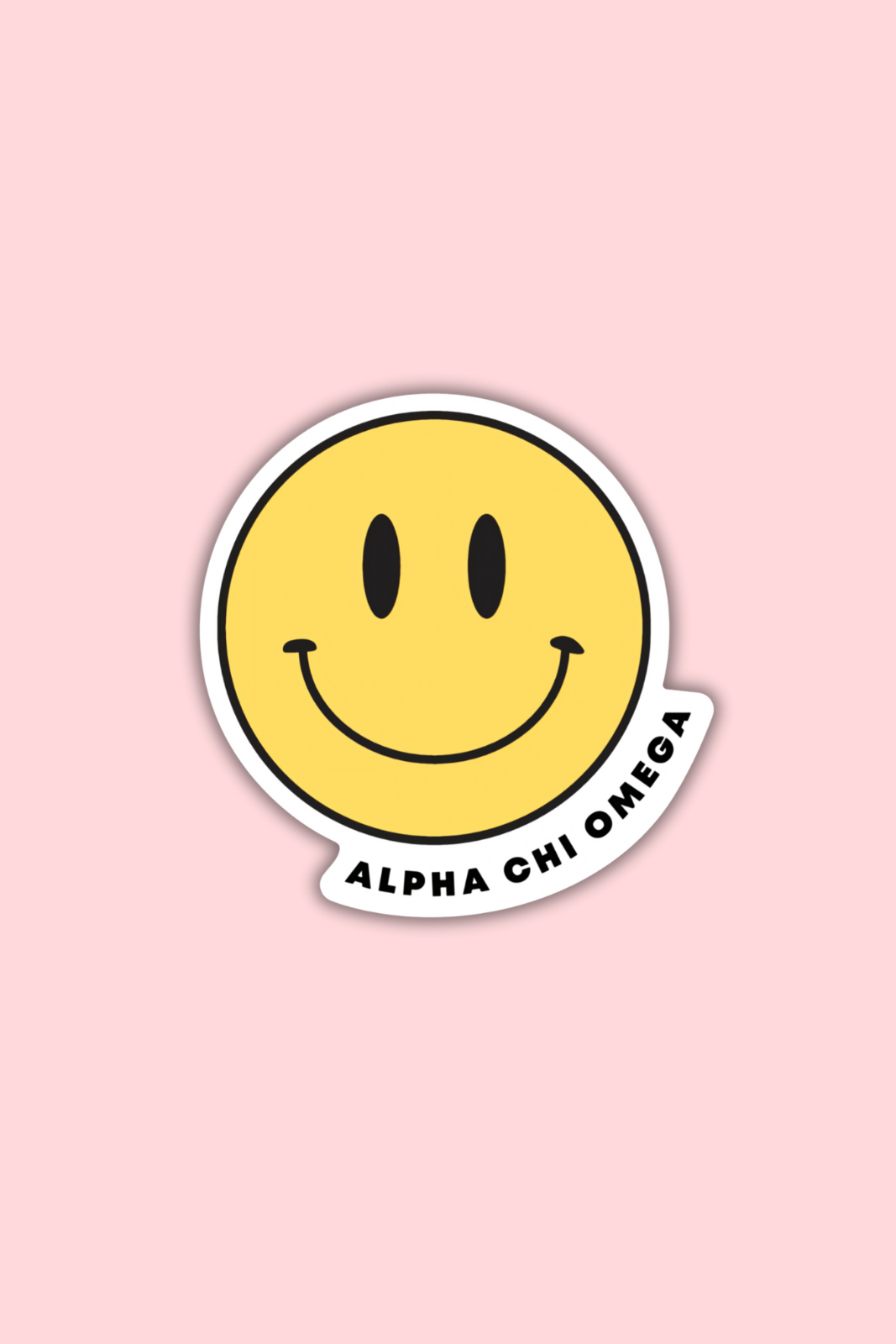 Smile Sticker - Alpha Chi Omega