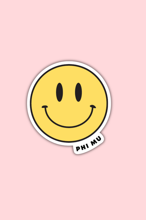 Smile Sticker - Phi Mu