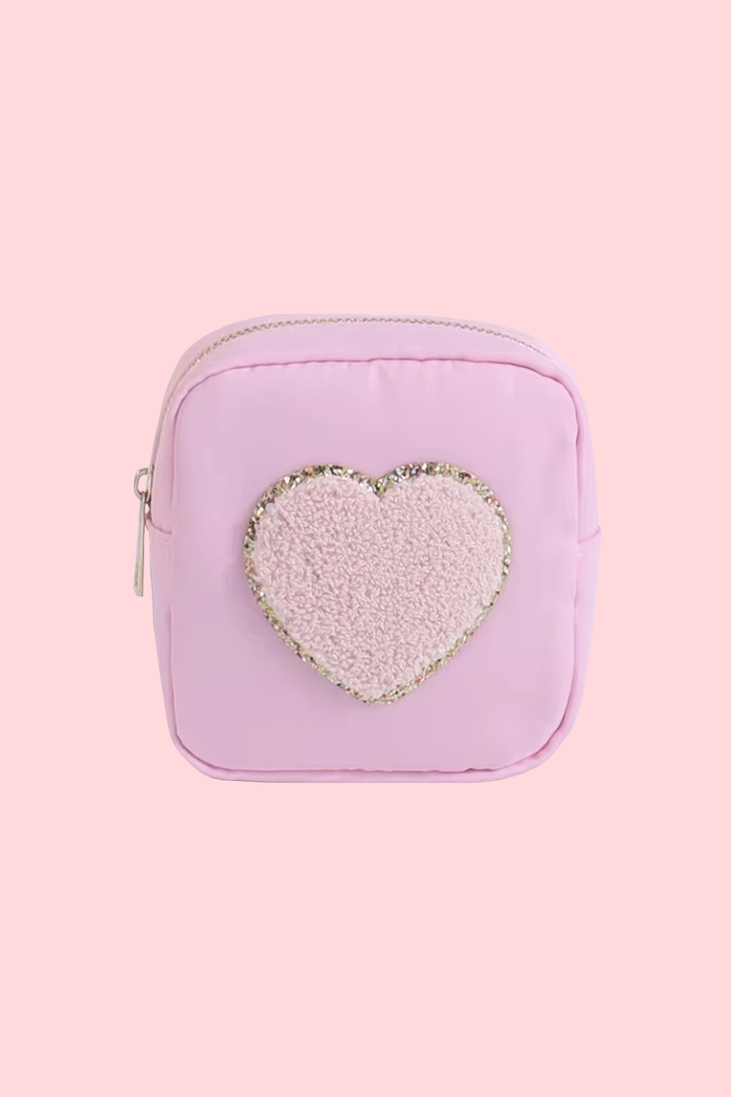 Travel Pouch Mini - Pink Heart