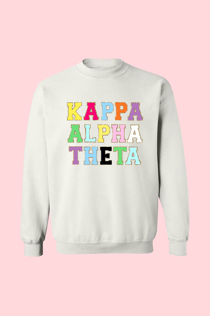 Kappa Ever – Alpha Row Sweatshirt - Varsity Theta