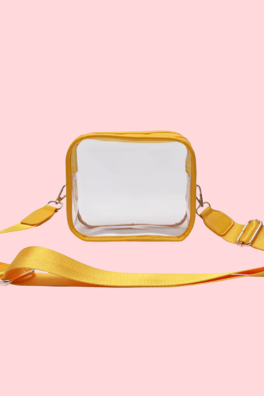 Clear Shoulder Bag - Yellow