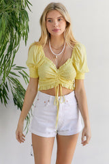 Madelyn Top - Yellow
