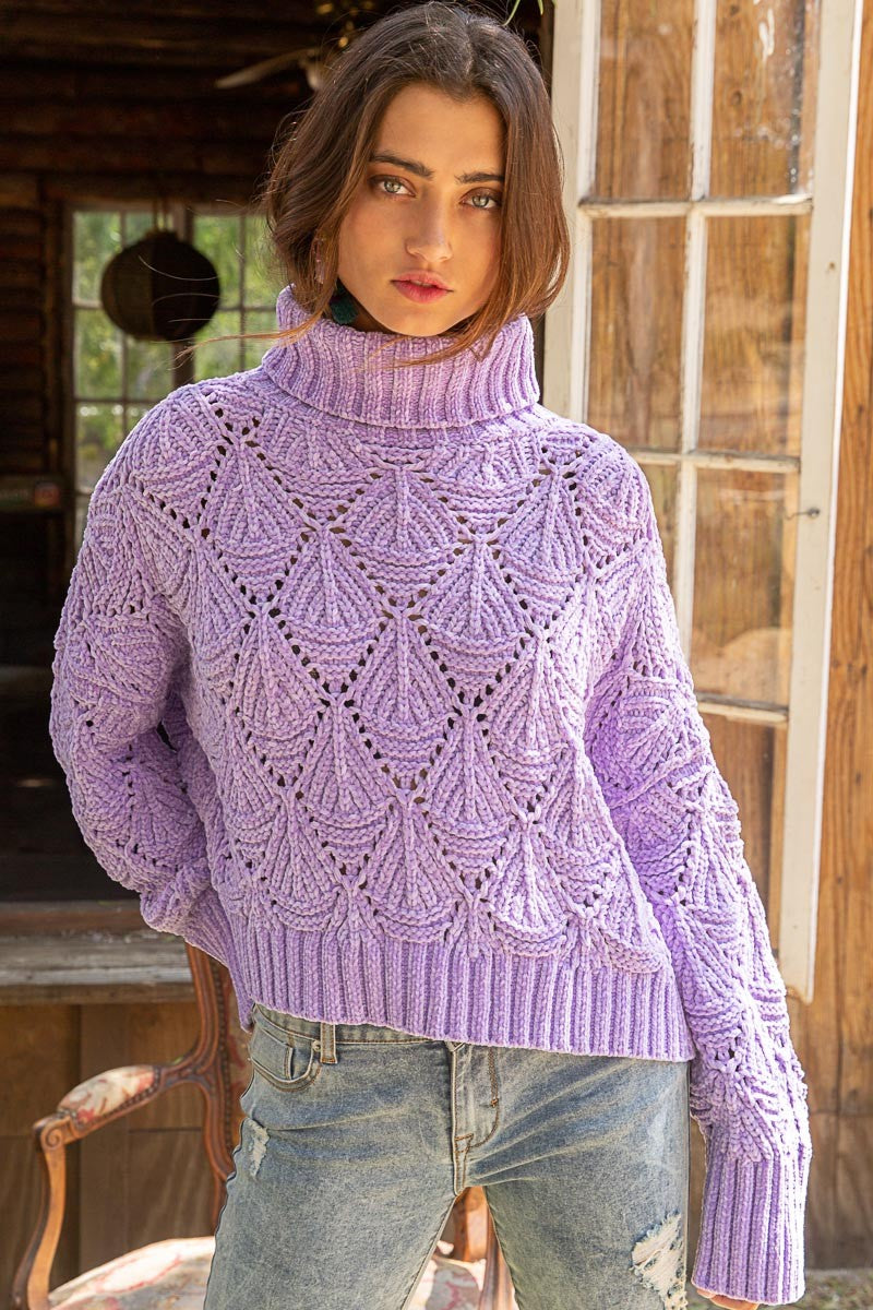 Melanie Sweater - Lavender
