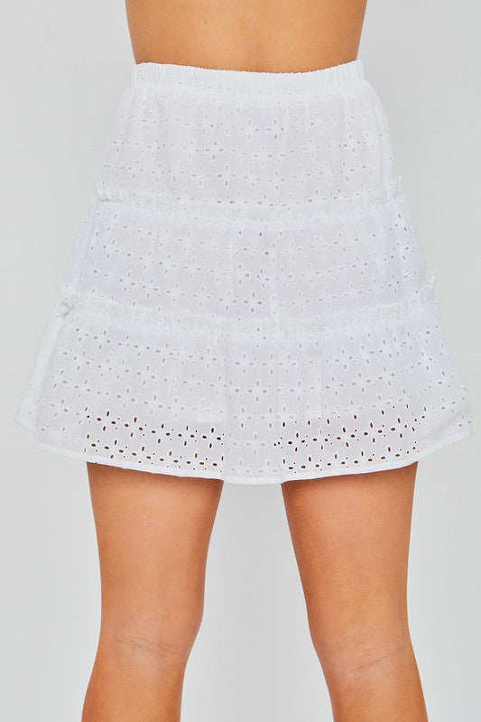 Parker Skirt - White