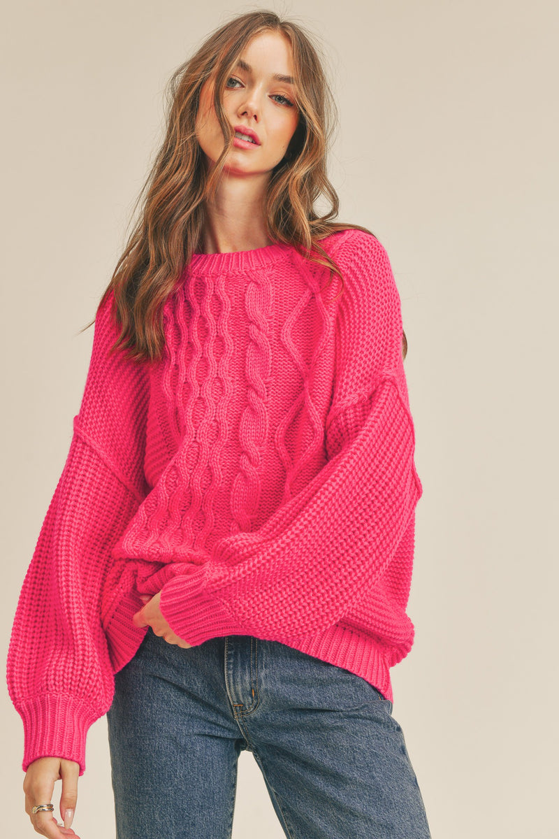 Annie Sweater - Pink