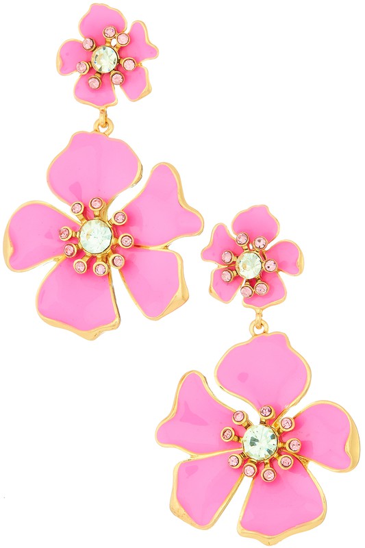 Hayley Earrings - Pink