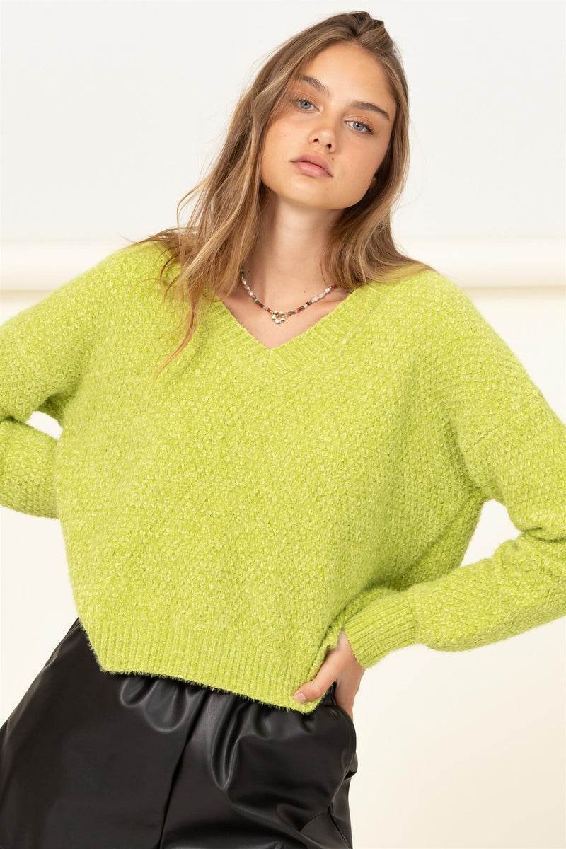 Olivia Sweater - Lime