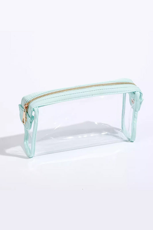 Clear Travel Pouch - Mint