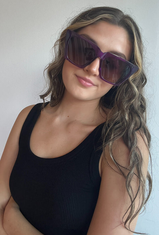 Daphne Sunglasses - Purple