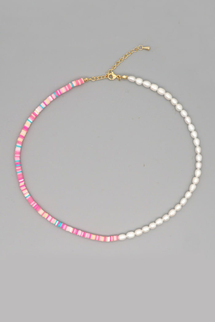 Isabella Necklace - Pink