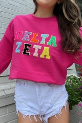 Varsity Sweatshirt - Delta Zeta