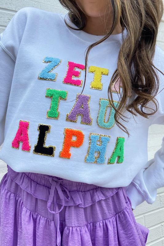 Varsity Sweatshirt - Zeta Tau Alpha